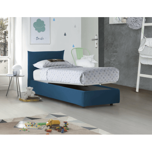 Cama de solteiro de tecido
