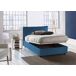 Cama quadrada e meia de tecido 135x215 Cama quadrada e meia de tecido 135x215 Azul
