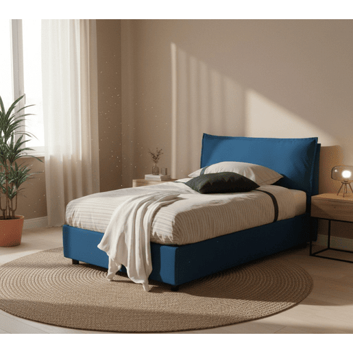 Cama quadrada e meia de tecido