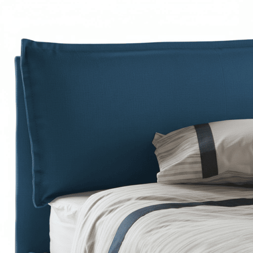 Cama quadrada e meia de tecido