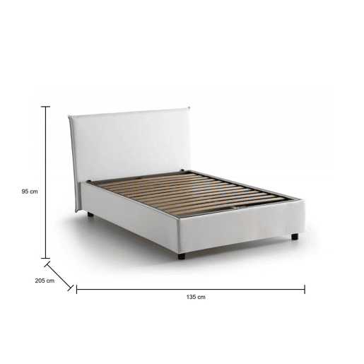 Cama quadrada e meia de tecido Cama quadrada e meia de tecido