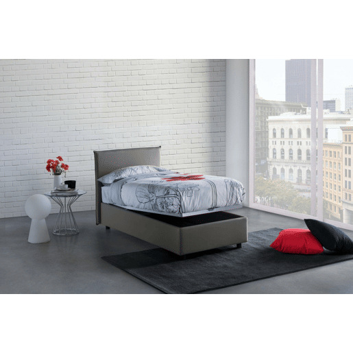 Cama de solteiro de tecido
