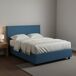 Cama quadrada e meia de tecido 205x135 Cama quadrada e meia de tecido 205x135 Azul