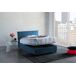 Cama quadrada e meia de tecido 205x135 Cama quadrada e meia de tecido 205x135 Azul