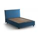 Cama quadrada e meia de tecido 205x135 Cama quadrada e meia de tecido 205x135 Azul