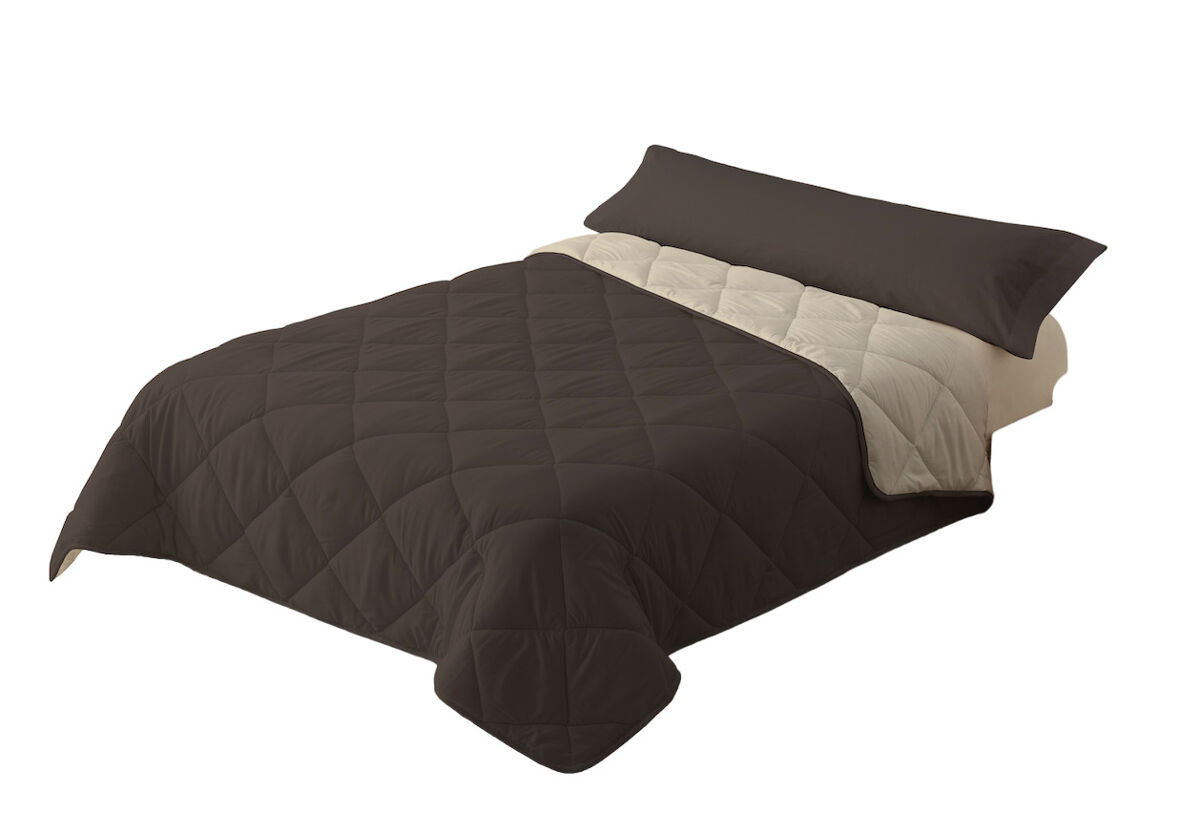 Relleno nórdico 300gr bicolor reversible cama 150/160cm (240x220cm) visón/ beige donegal collections