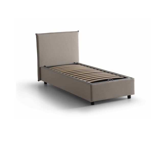 Cama de solteiro de tecido