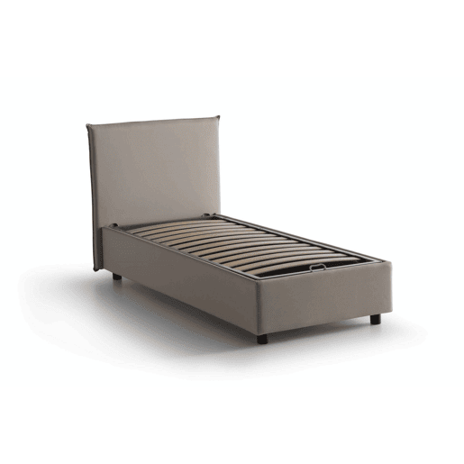 Cama de solteiro de tecido