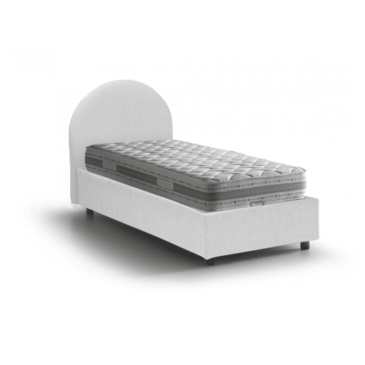 Cama de solteiro de tecido
