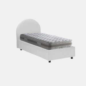 Cama de solteiro de tecido