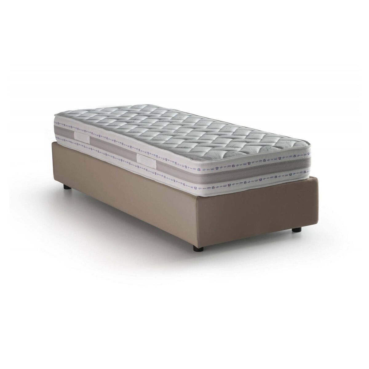 Cama de solteiro de tecido