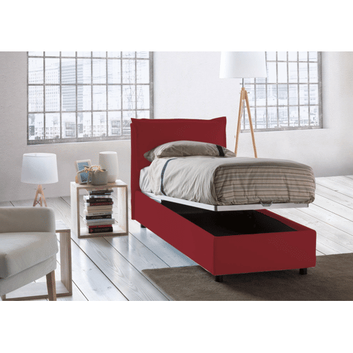 Cama de solteiro de tecido