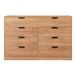 Aparador Varkaus con 8 cajones MDF Aparador Varkaus con 8 cajones MDF Roble
