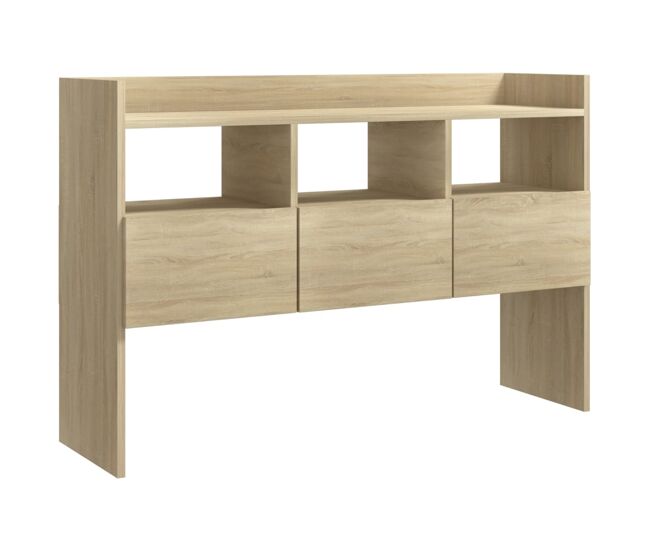 Vidaxl aparador de madera contrachapada roble sonoma 105x30x70 cm