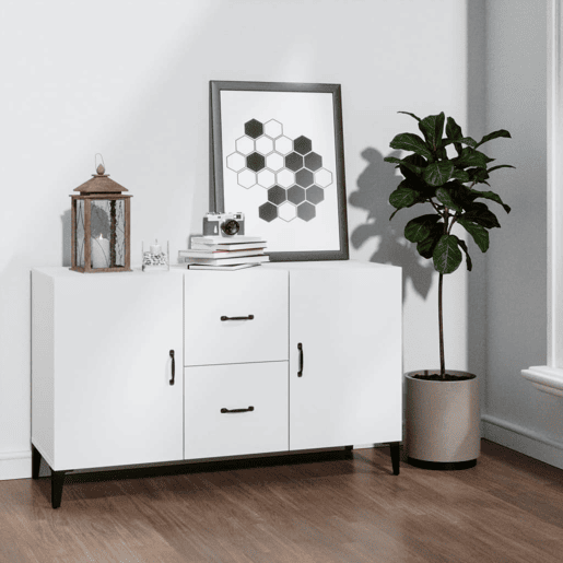 vidaXL Aparador 100x36x60 cm derivados de madeira branco vidaXL Aparador 100x36x60 cm derivados de madeira branco