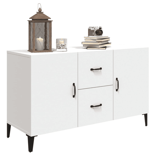 vidaXL Aparador 100x36x60 cm derivados de madeira branco vidaXL Aparador 100x36x60 cm derivados de madeira branco