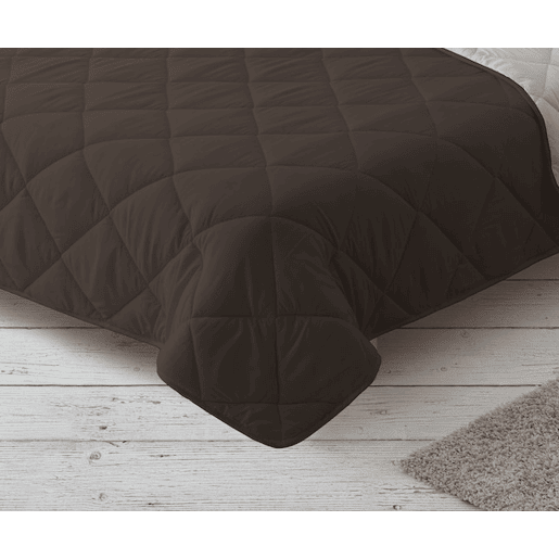 Edredão Enchimento 300gr Cama Reversível Bicolor 135cm (220x220cm) Visón  Bege Donegal Collections