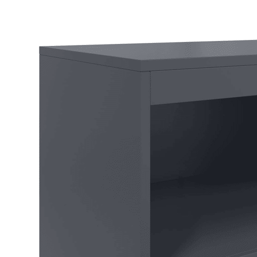 vidaXL Aparador alto 68,5x38,5x123,5 cm aço antracite