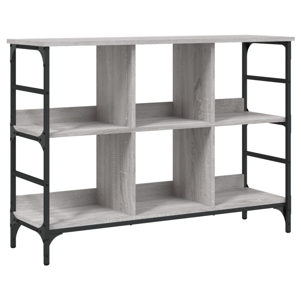 Vidaxl aparador de madera de ingeniería gris sonoma 102x32x73,5 cm