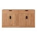 Aparador Varkaus 2 cajones + 4 puertas MDF Aparador Varkaus 2 cajones + 4 puertas MDF Roble