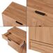 Aparador Varkaus 2 cajones + 4 puertas MDF Aparador Varkaus 2 cajones + 4 puertas MDF Roble