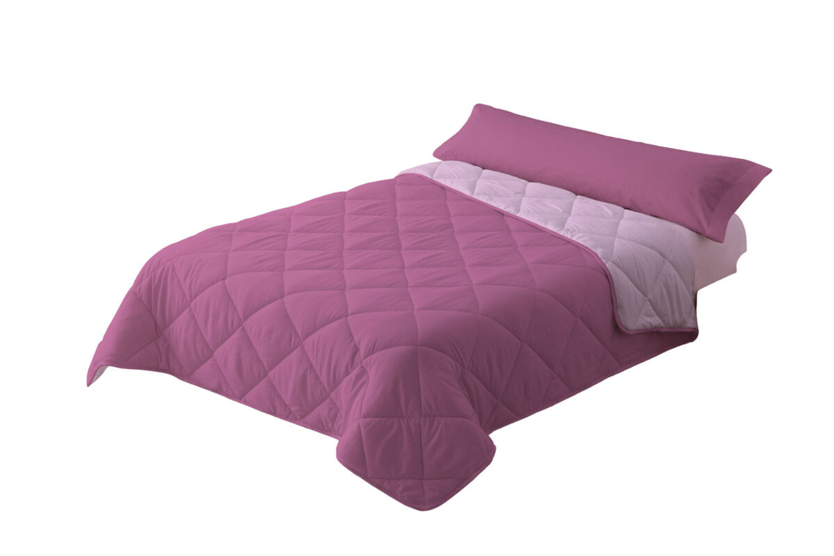 Relleno nórdico 300gr bicolor reversible cama 150cm (240x220cm) rosa/rosa donegal collections