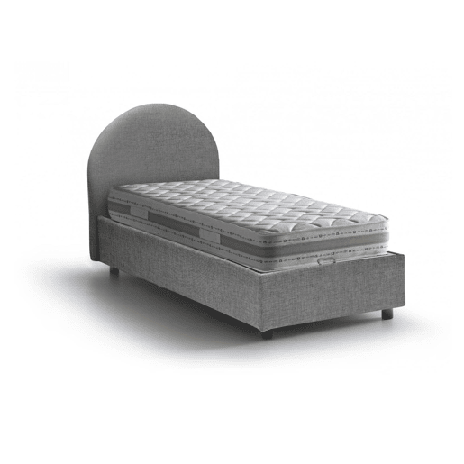 Cama de solteiro de tecido Cama de solteiro de tecido