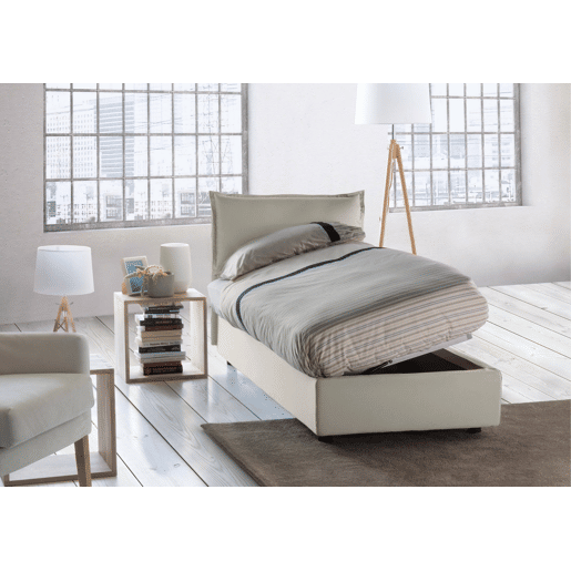 Cama de solteiro de tecido
