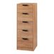 Aparador Varkaus con 5 cajones MDF Aparador Varkaus con 5 cajones MDF Roble