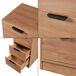 Aparador Varkaus con 5 cajones MDF Aparador Varkaus con 5 cajones MDF Roble