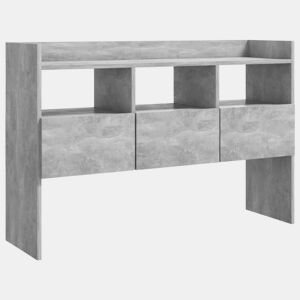 vidaXL Aparador 105x30x70 cm derivados de madeira cinzento-cimento