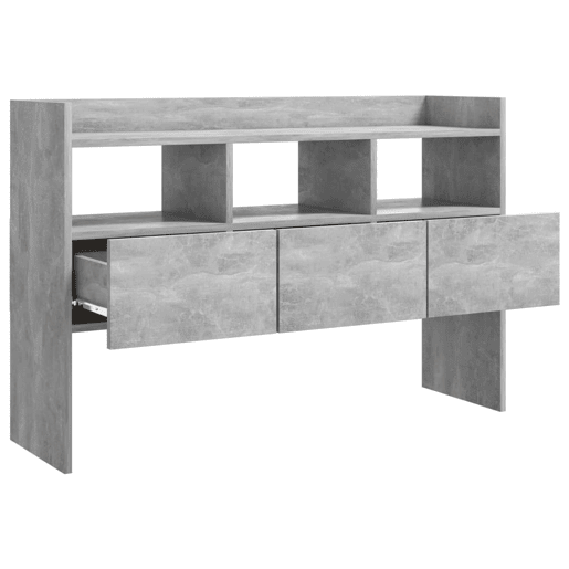 vidaXL Aparador 105x30x70 cm derivados de madeira cinzento-cimento