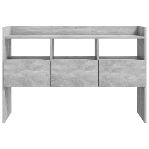 vidaXL Aparador 105x30x70 cm derivados de madeira cinzento-cimento