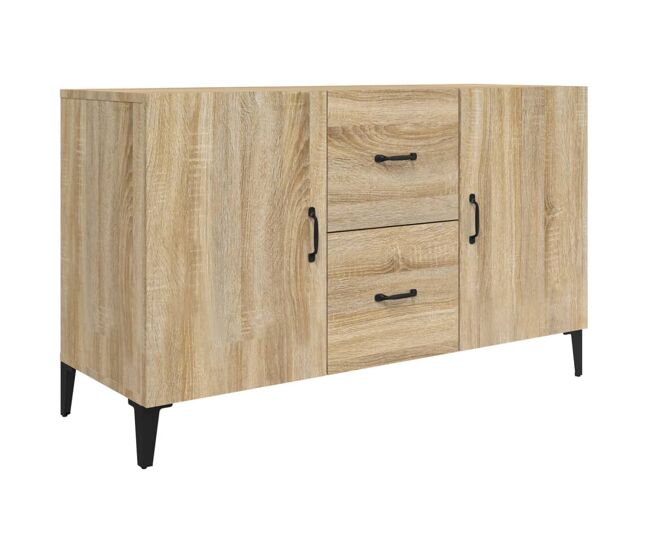 Vidaxl aparador de madera de ingeniería roble sonoma 100x36x60 cm