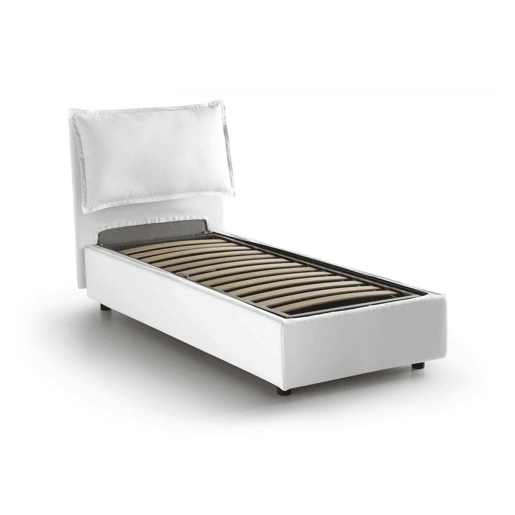 Cama de solteiro de tecido Cama de solteiro de tecido