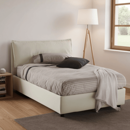 Cama quadrada e meia de tecido