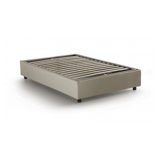 Cama quadrada e meia de tecido