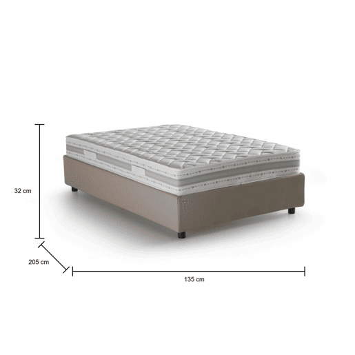 Cama quadrada e meia de tecido Cama quadrada e meia de tecido