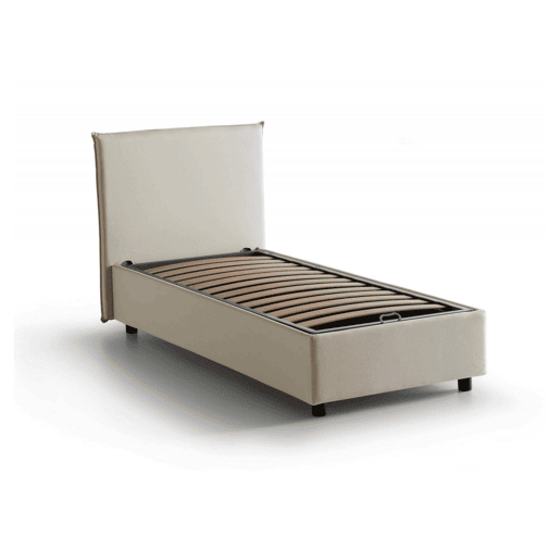 Cama de solteiro de tecido Cama de solteiro de tecido