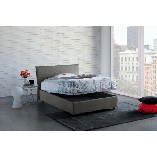 Cama quadrada e meia de tecido