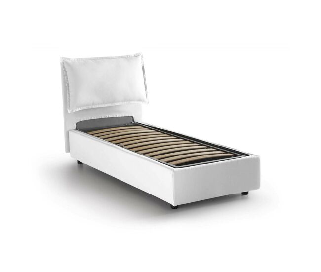 Cama de solteiro de tecido