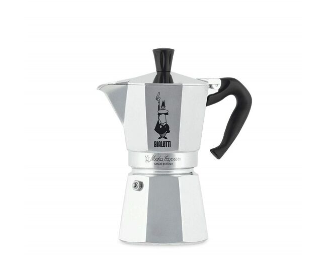 Cafetera italiana bialetti moka express aluminio 300 ml 6 tazas