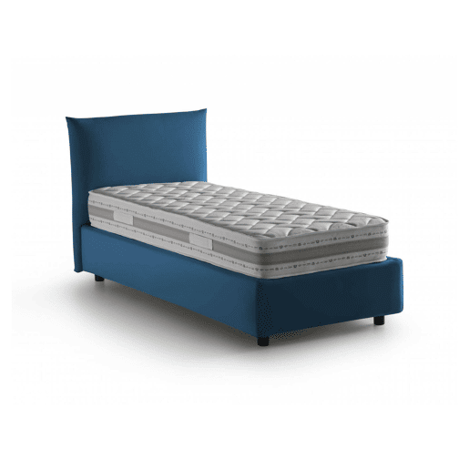 Cama de solteiro de tecido