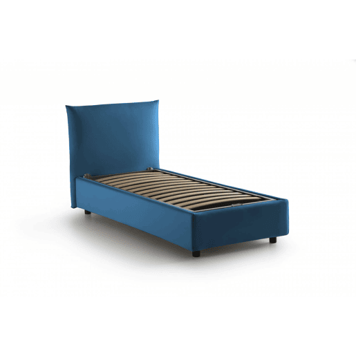 Cama de solteiro de tecido