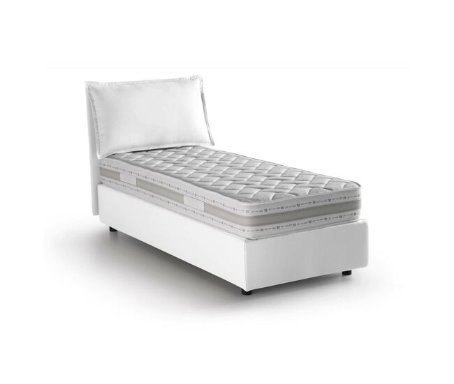 Cama de solteiro de tecido