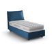 Cama de solteiro de tecido 95x205 Cama de solteiro de tecido 95x205 Azul