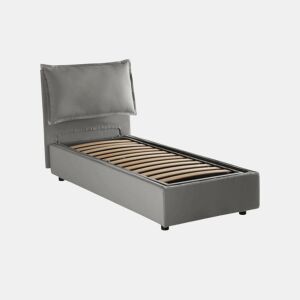 Cama de solteiro de tecido