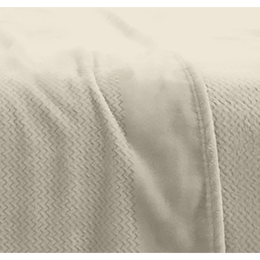 Conjunto de lençóis de inverno Coralina bege liso cama 90cm Donegal Collections