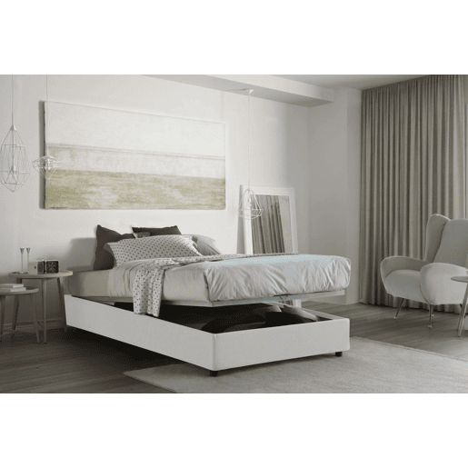 Cama quadrada e meia de tecido