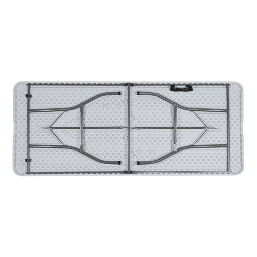MegaPack 10 Mesas Dobráveis u200Bu200BPortáteis Resina 240cm Branca 7house
